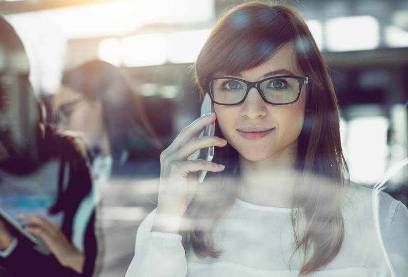 Die Websteuerung der Telefonkonferenz wird persönlich