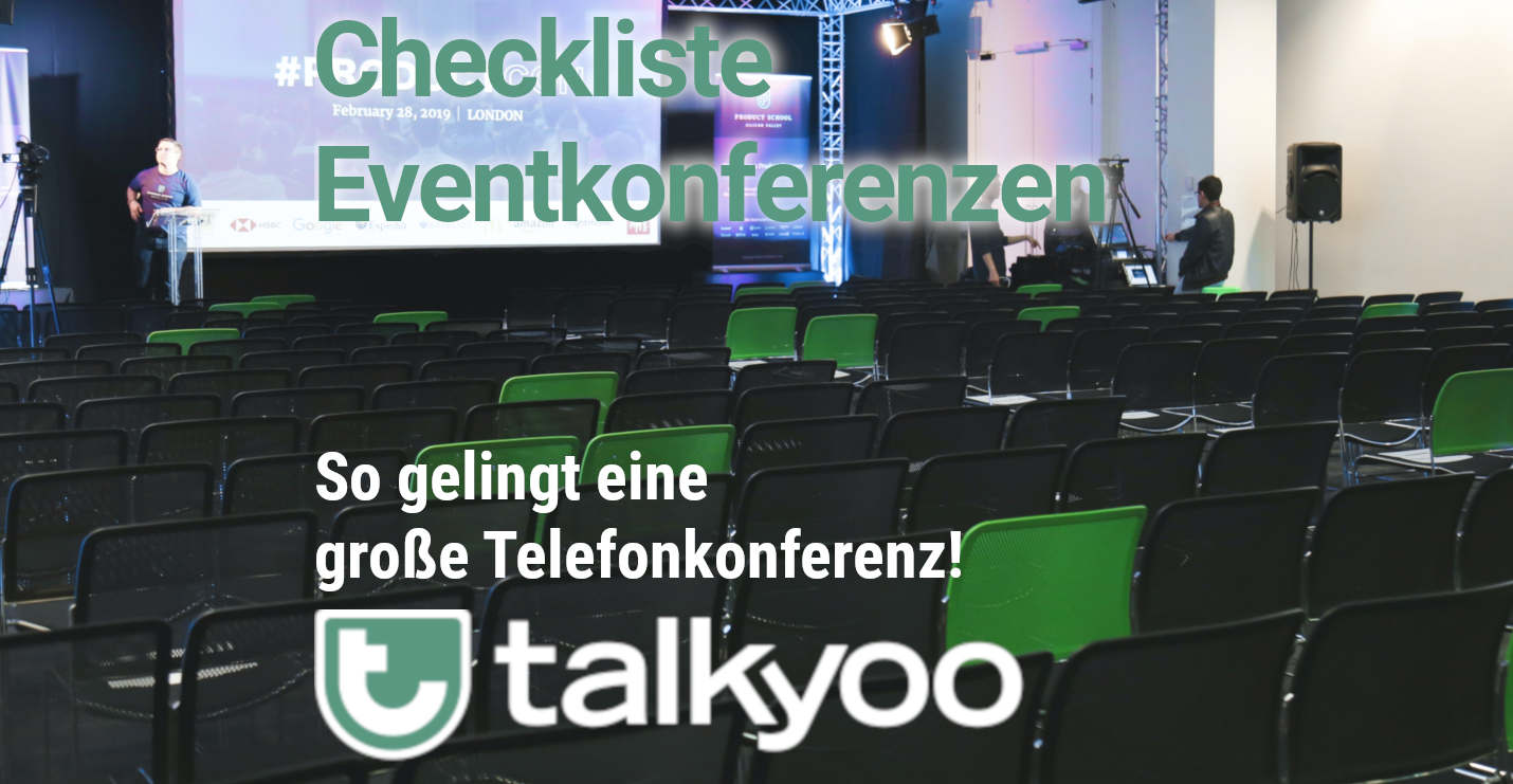 Checkliste Eventkonferenz